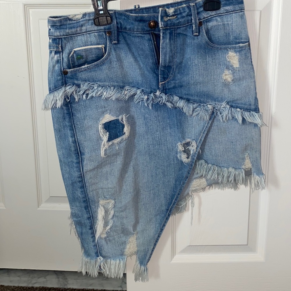 Jean skirt!!